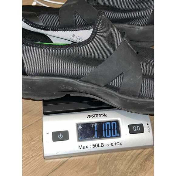 OOFOS Black & Gray Lightweight Recover Performance Fibre Low Shoes Men's Size 11 - Picture 9 of 9